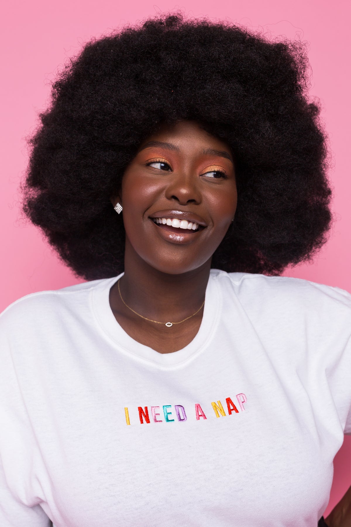 I Need A Nap Embroidered T-Shirt