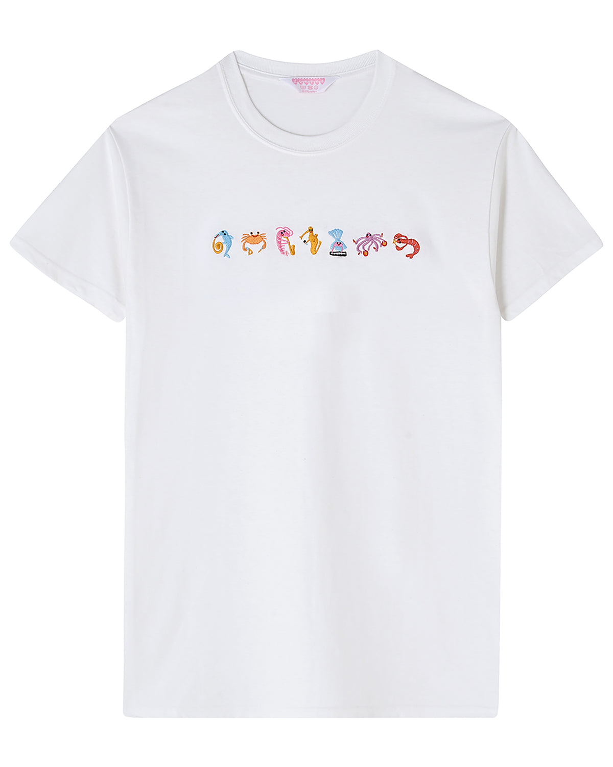 Seafood Medley Embroidered T-Shirt