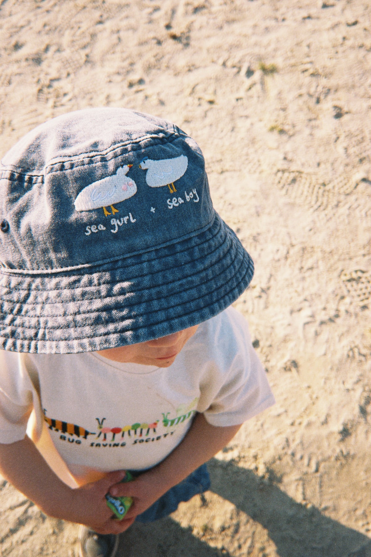 KIDS - Seagurl & Seaboy Embroidered Bucket Hat