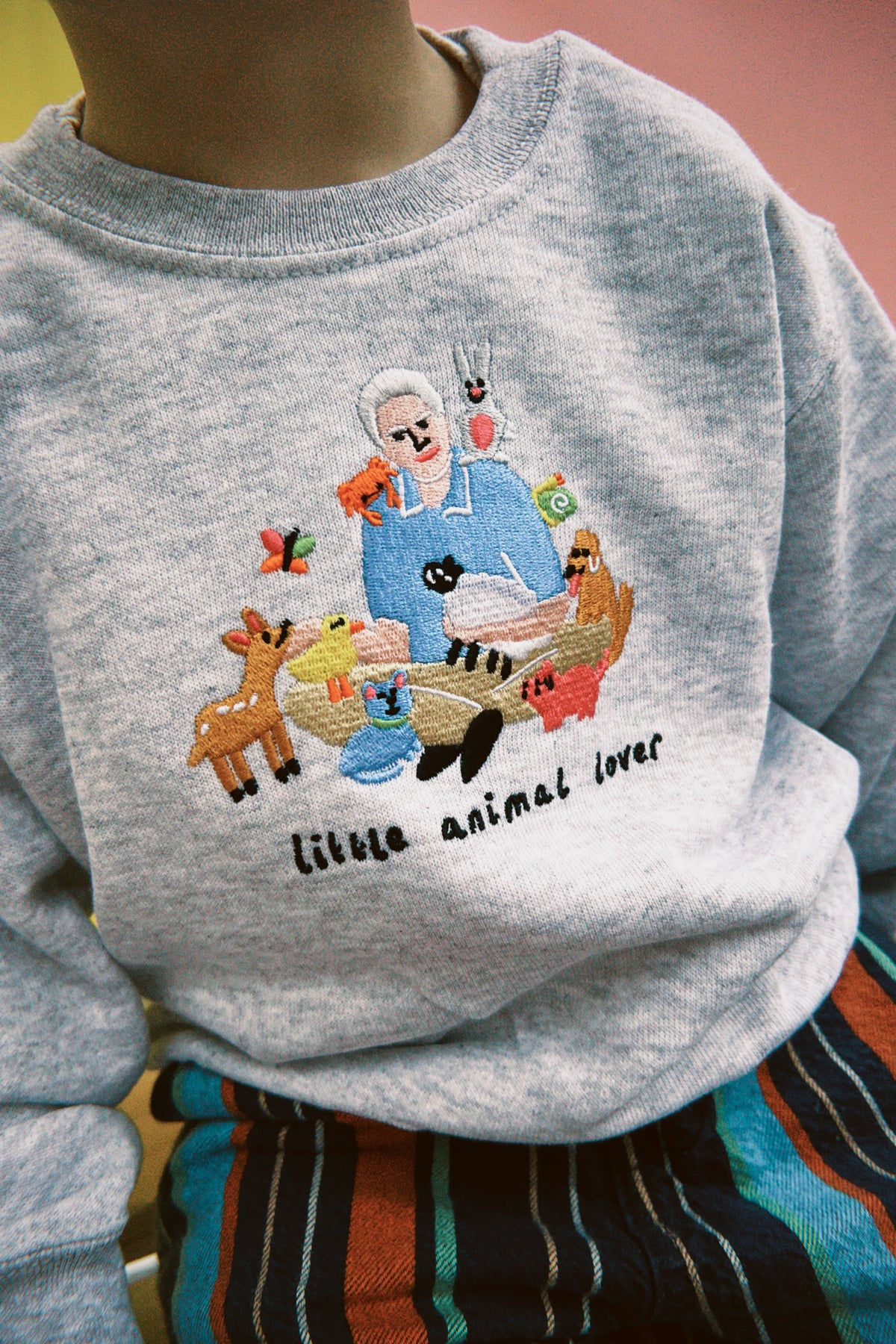 KIDS - Little Animal Lover Oversized Sweatshirt