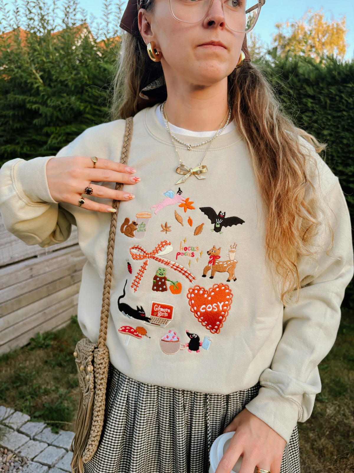 Pre-order Autumn Charmz Embroidered Sweatshirt & Hoodie