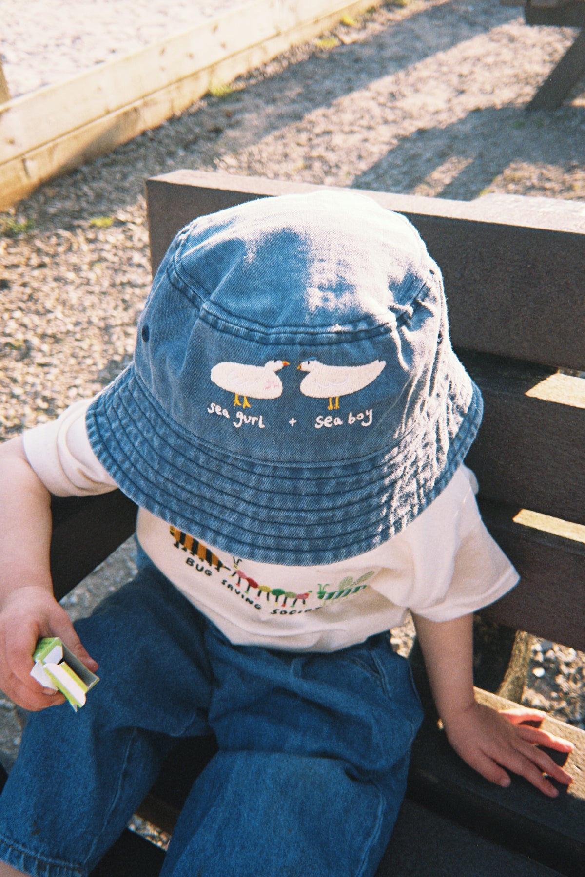 KIDS - Seagurl & Seaboy Embroidered Bucket Hat