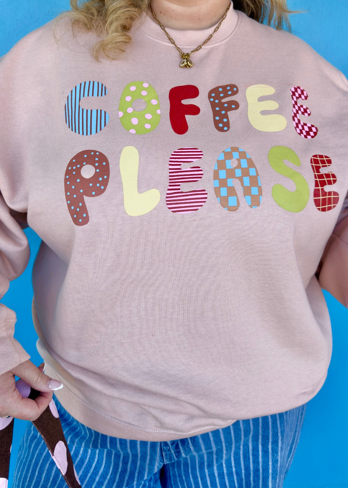 The Coffee Please Oversized Sweatshirt