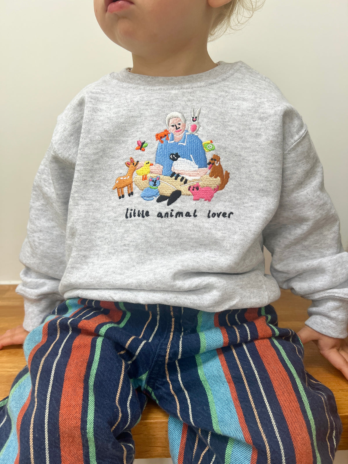 KIDS - Little Animal Lover Oversized Sweatshirt