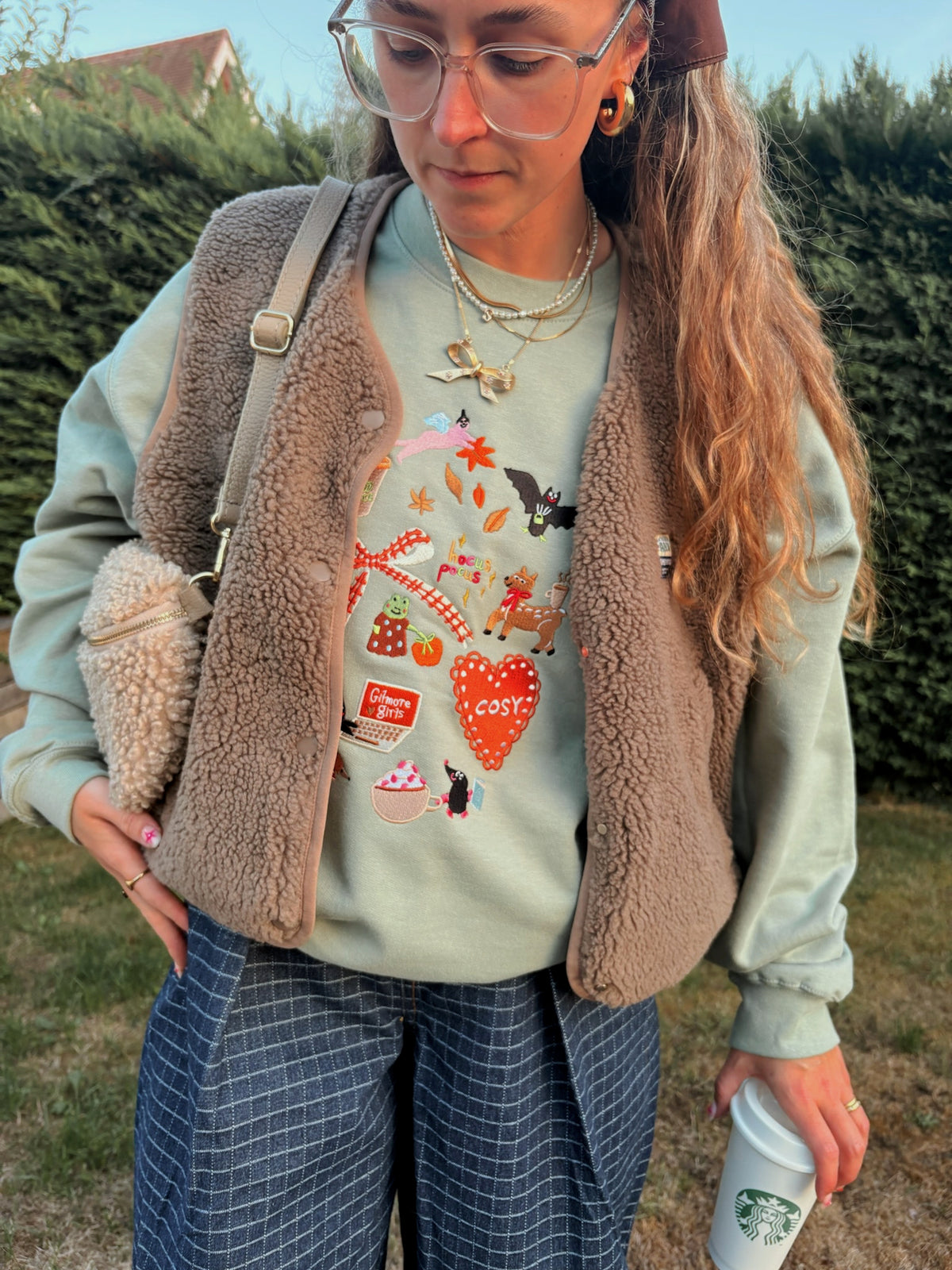 Pre-order Autumn Charmz Embroidered Sweatshirt & Hoodie