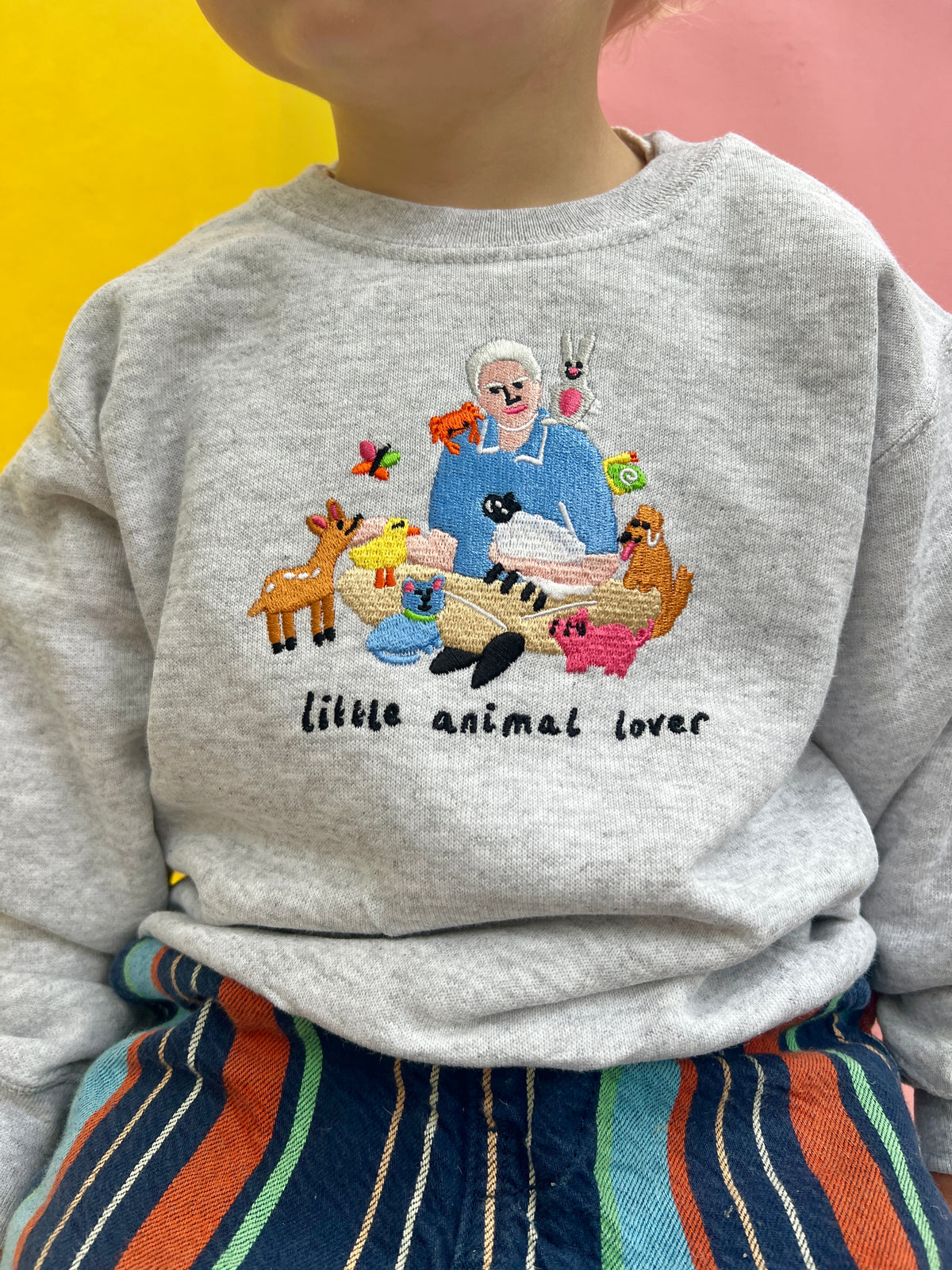 KIDS - Little Animal Lover Oversized Sweatshirt