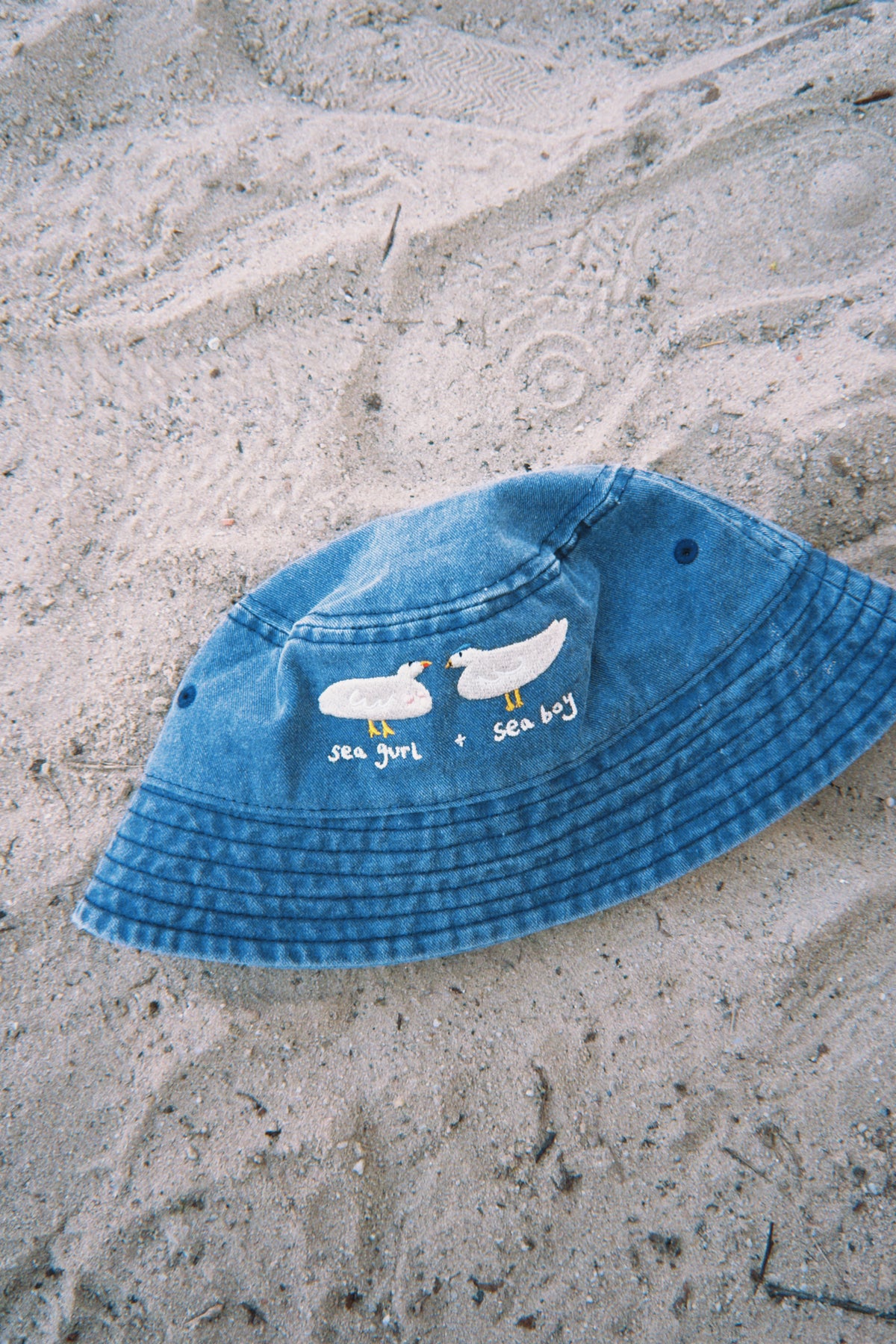 KIDS - Seagurl & Seaboy Embroidered Bucket Hat