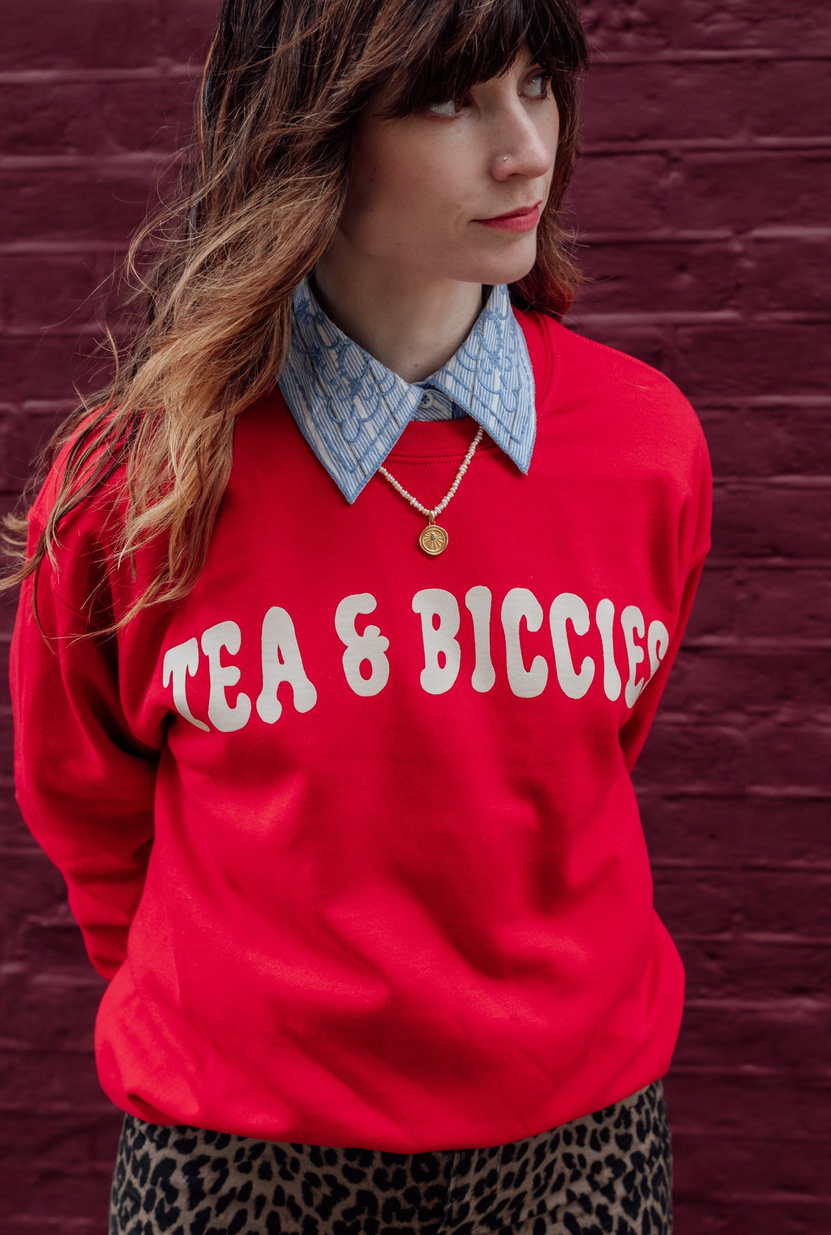 The Tea & Biccies Oversized Sweatshirt