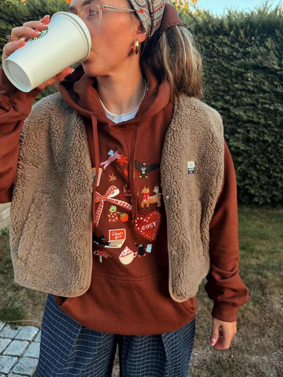Pre-order Autumn Charmz Embroidered Sweatshirt & Hoodie