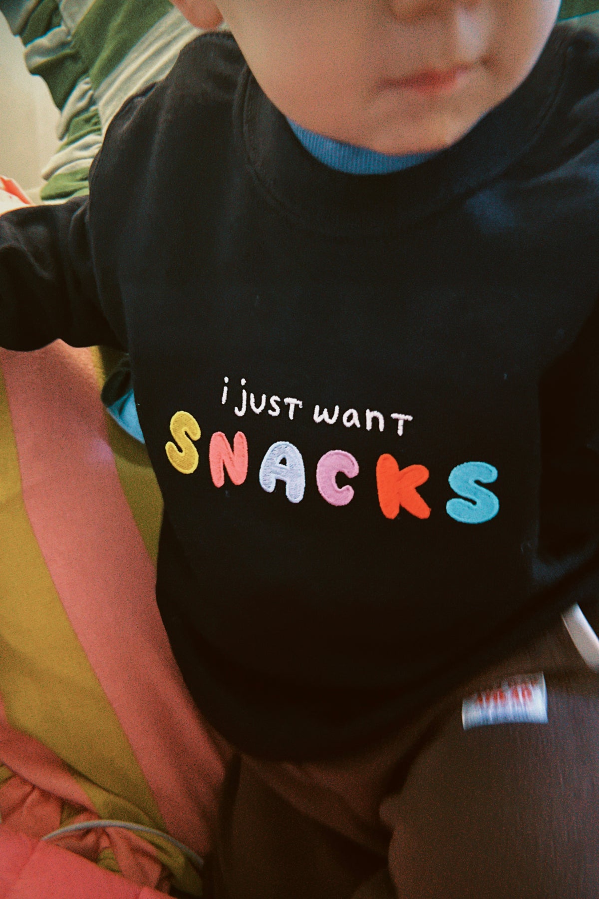 KIDS - I Just Want SNACKS Oversized Sweatshirt