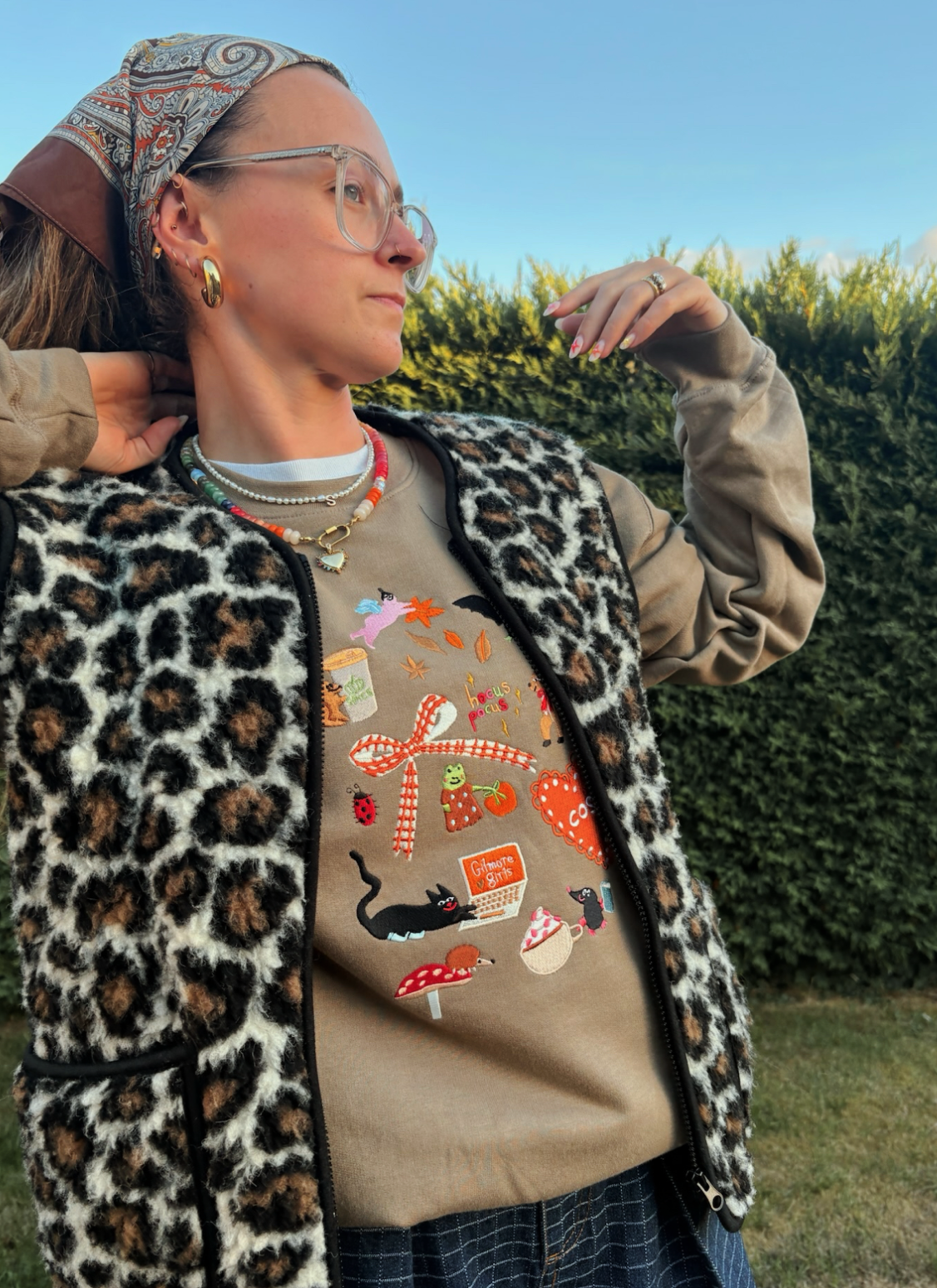 Pre-order Autumn Charmz Embroidered Sweatshirt & Hoodie