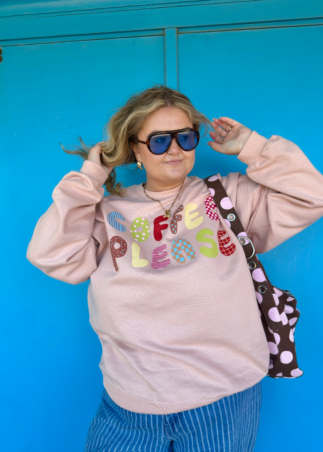 The Coffee Please Oversized Sweatshirt