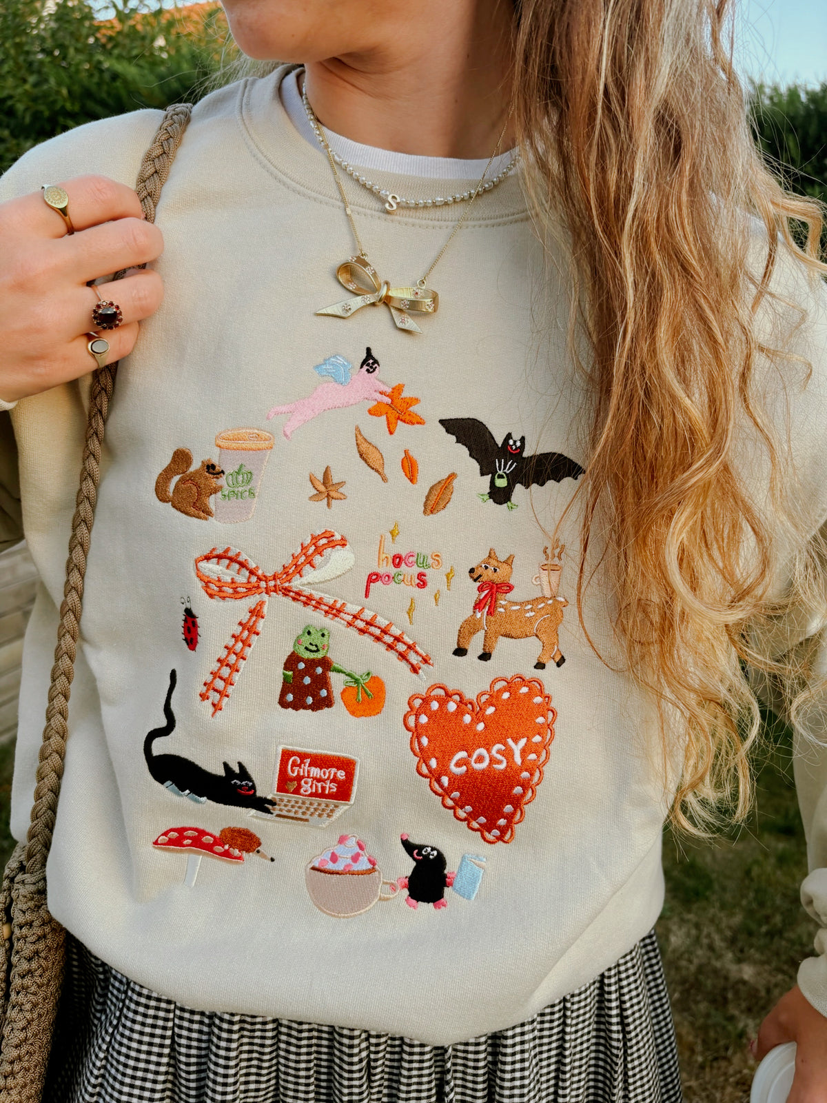Pre-order Autumn Charmz Embroidered Sweatshirt & Hoodie
