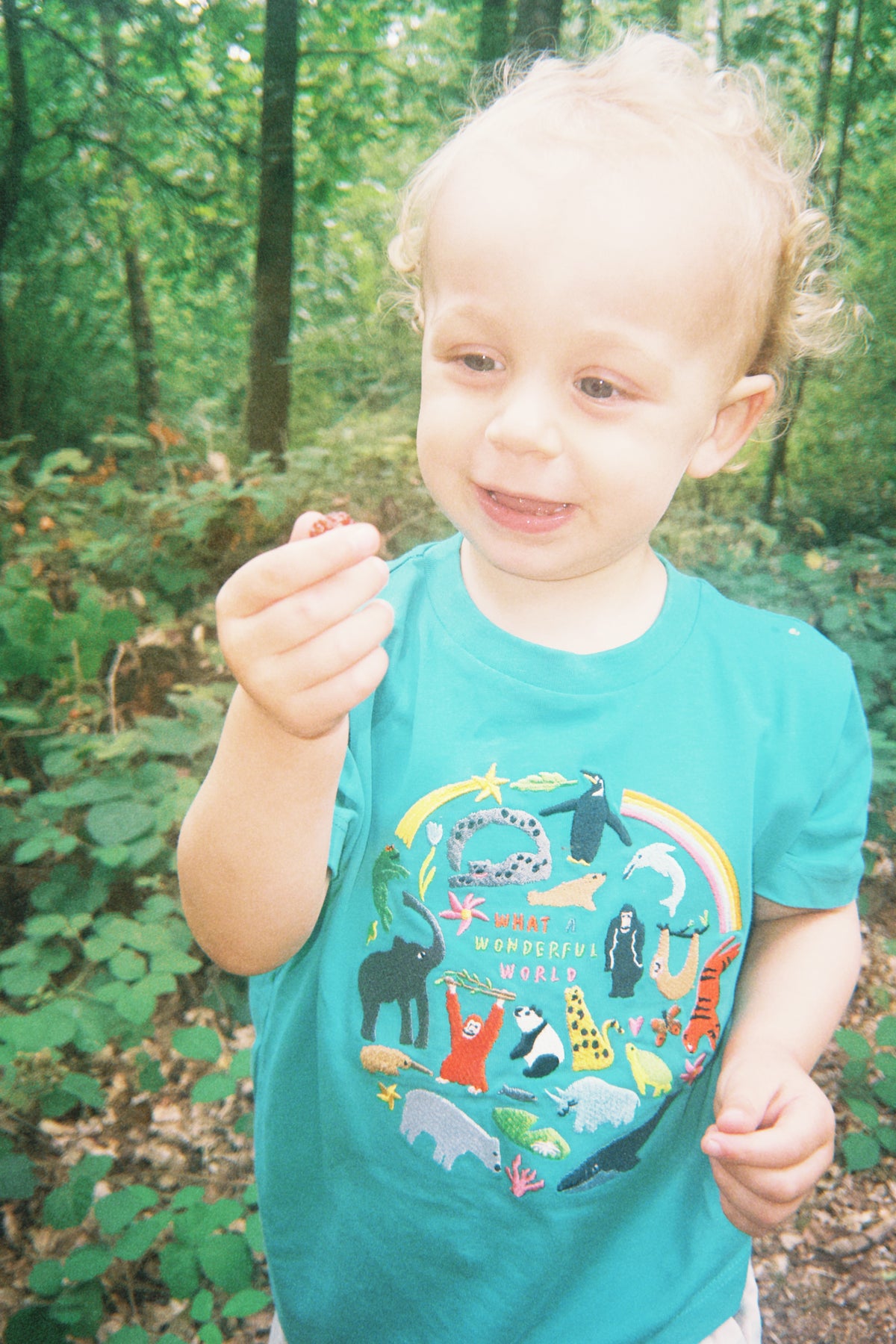 KIDS - Limpet X WWF Wonderful World Embroidered Animals T-Shirt