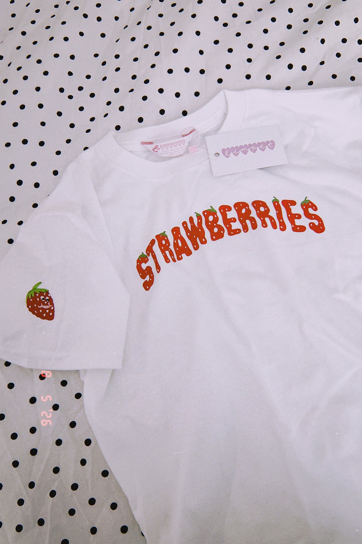 The Strawberries 90's Baby Tee