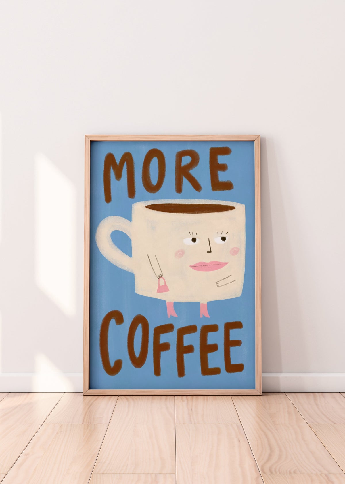 More Coffee Wall Print