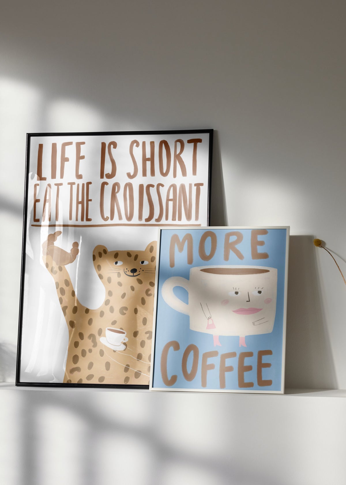 More Coffee Wall Print