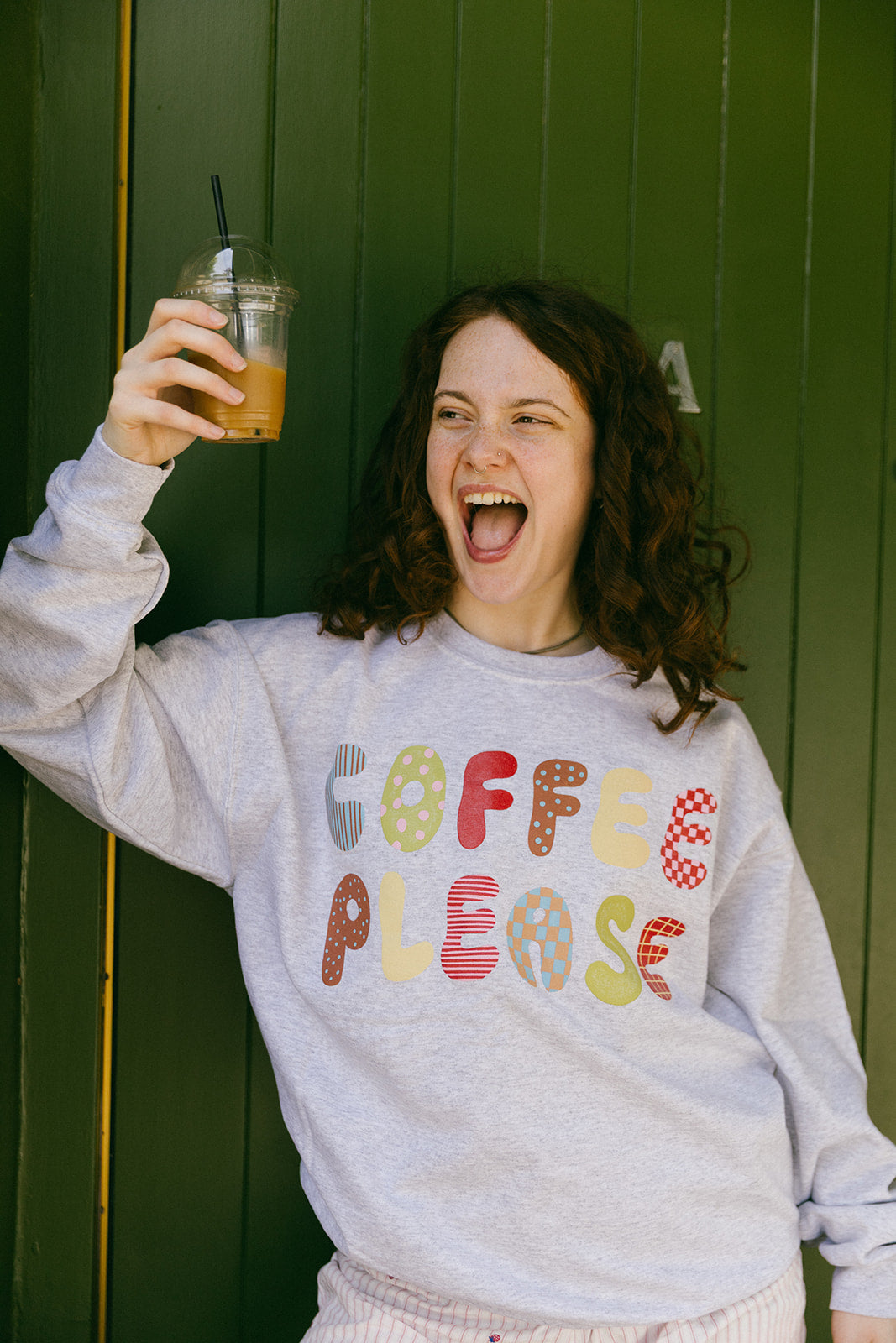 The Coffee Please Oversized Sweatshirt