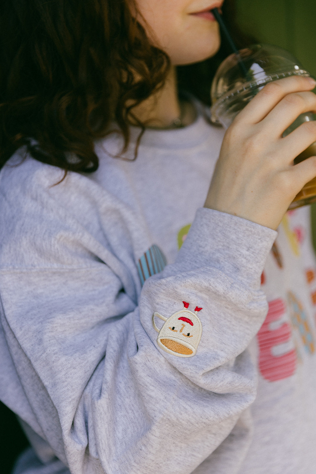 The Coffee Please Oversized Sweatshirt