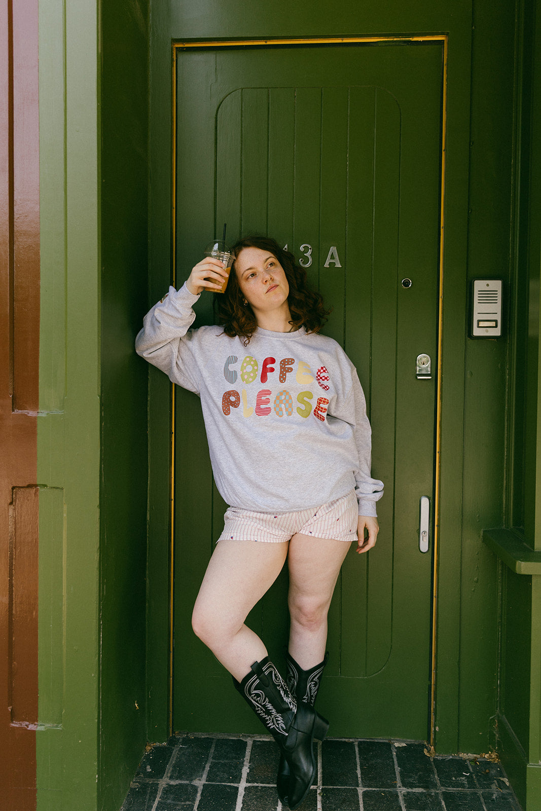 The Coffee Please Oversized Sweatshirt