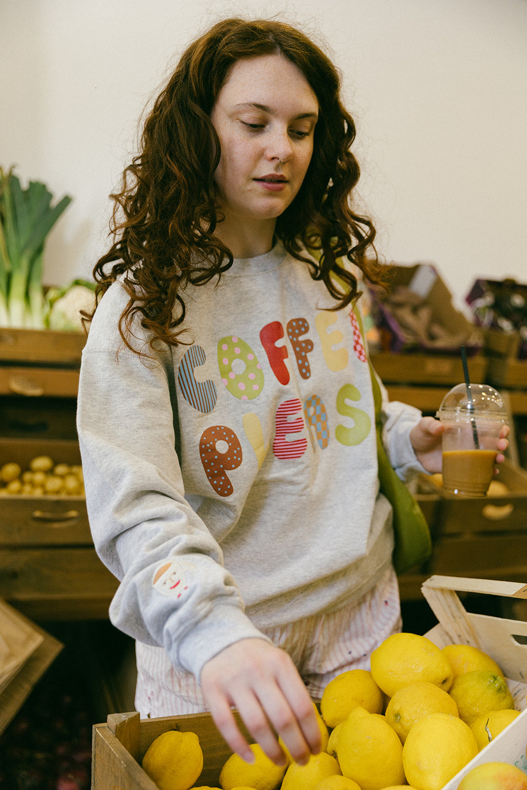 The Coffee Please Oversized Sweatshirt
