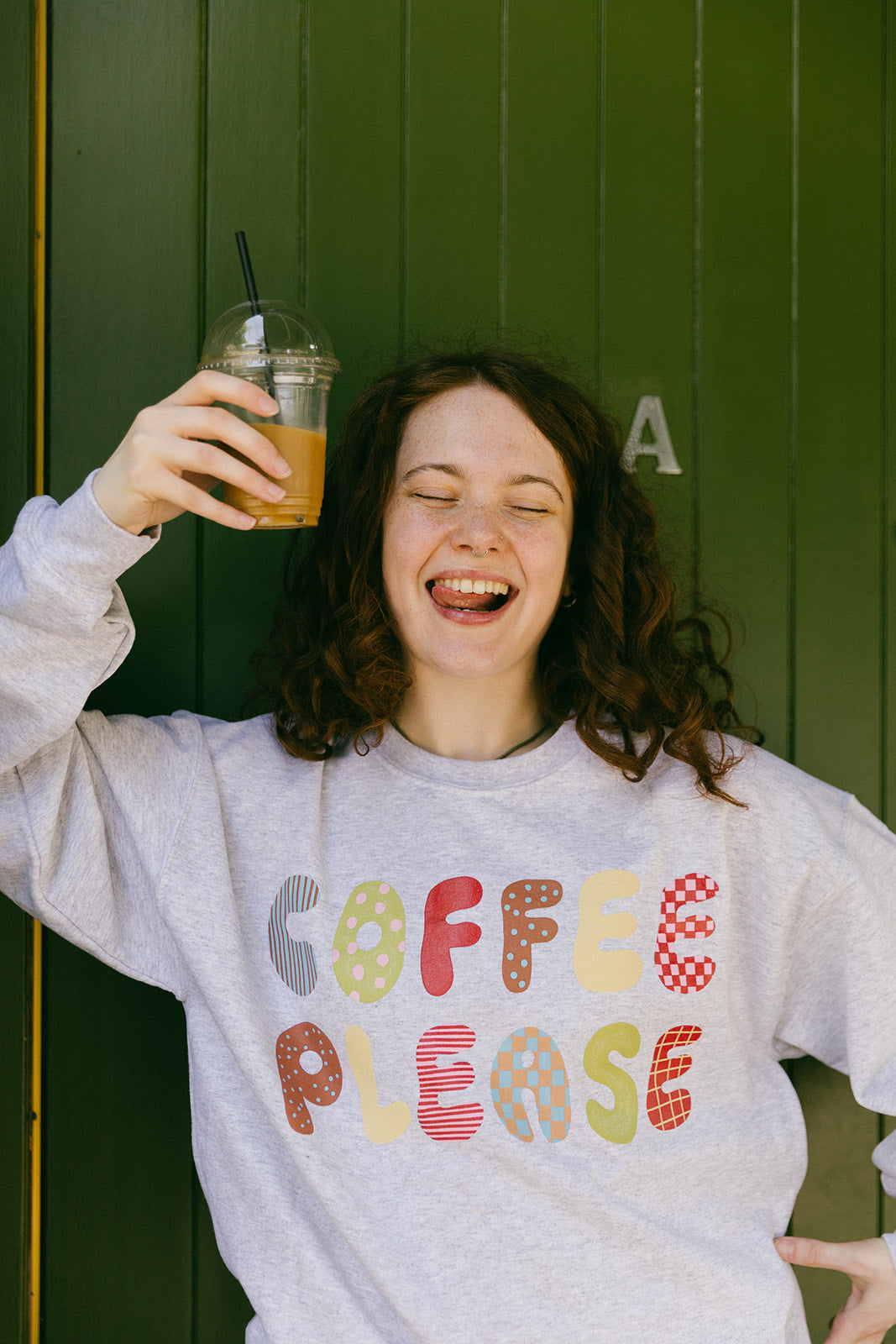 The Coffee Please Oversized Sweatshirt