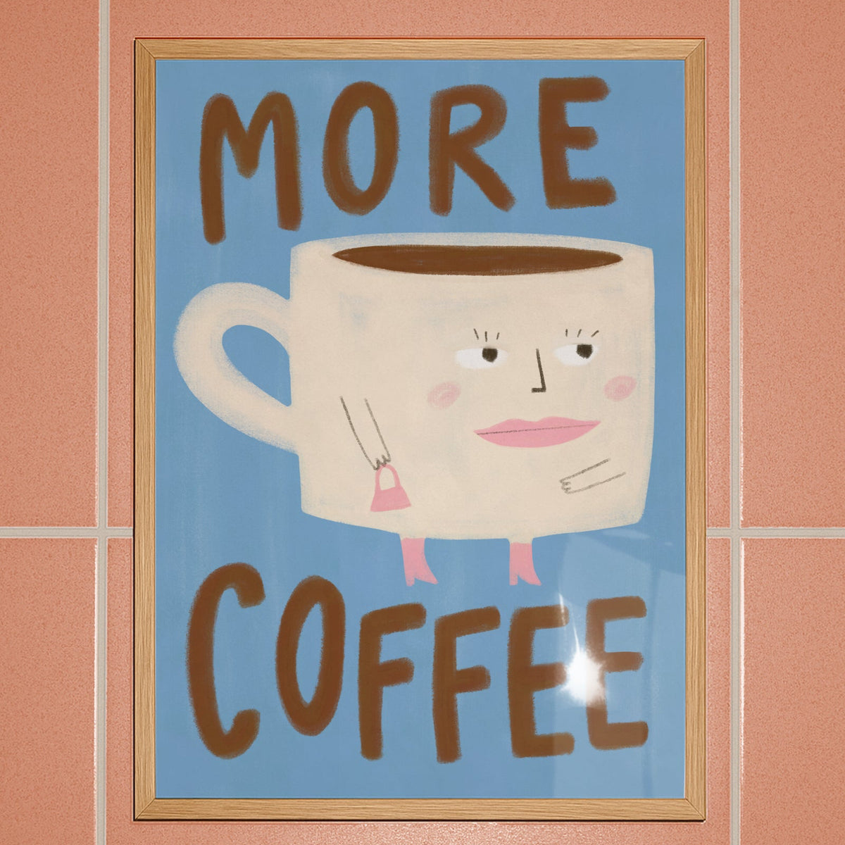 More Coffee Wall Print