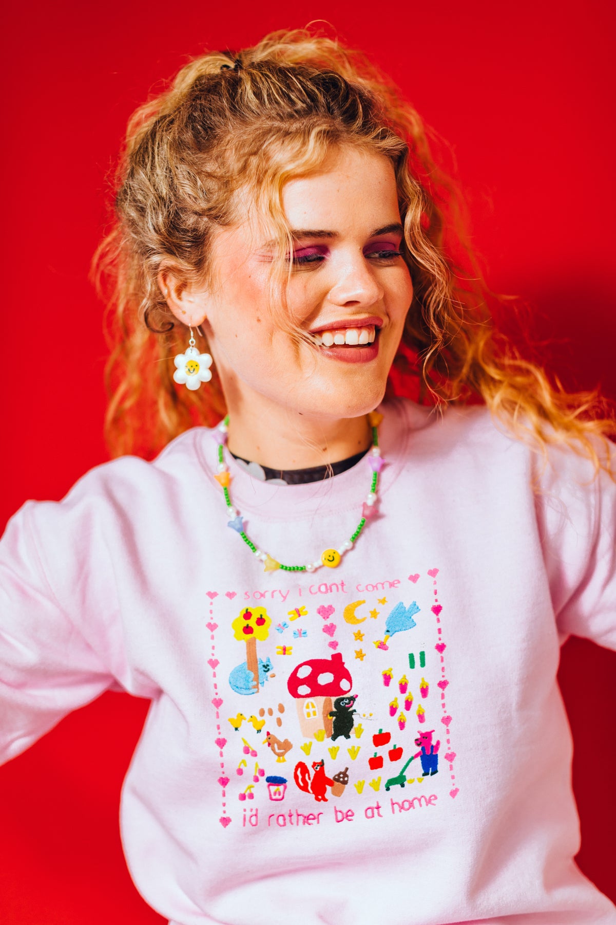 Cosy Mole Embroidered Sweatshirt