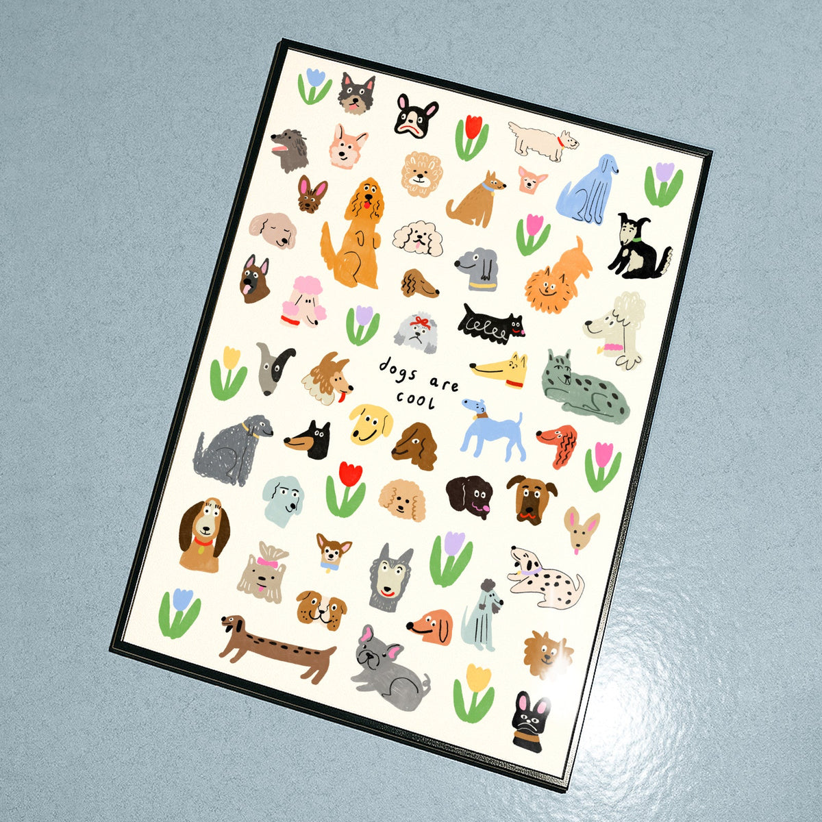 Dogs Are Cool Wall Print