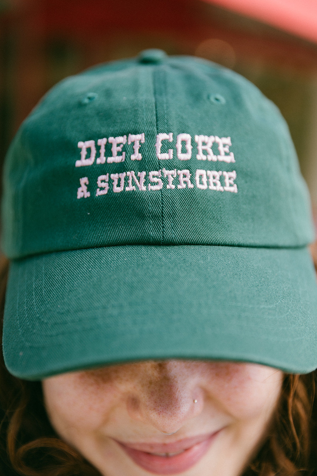 Diet Coke & Sunstroke Embroidered Cap