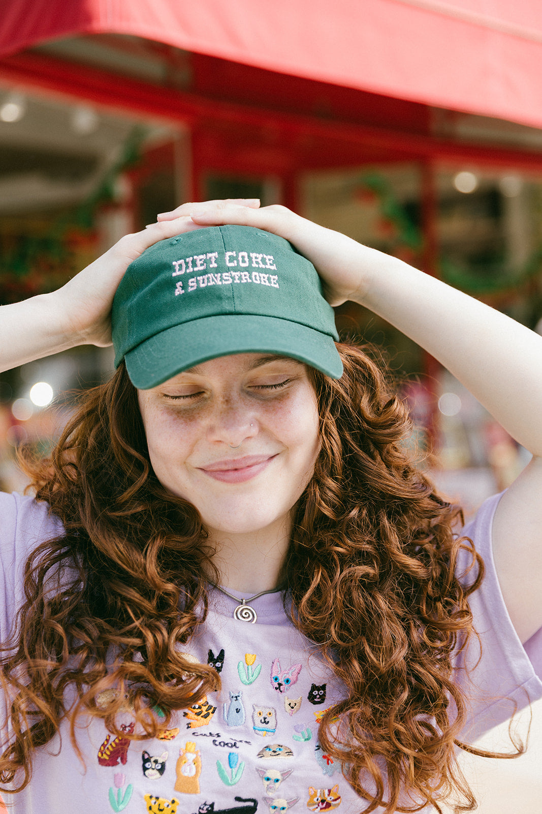 Diet Coke & Sunstroke Embroidered Cap