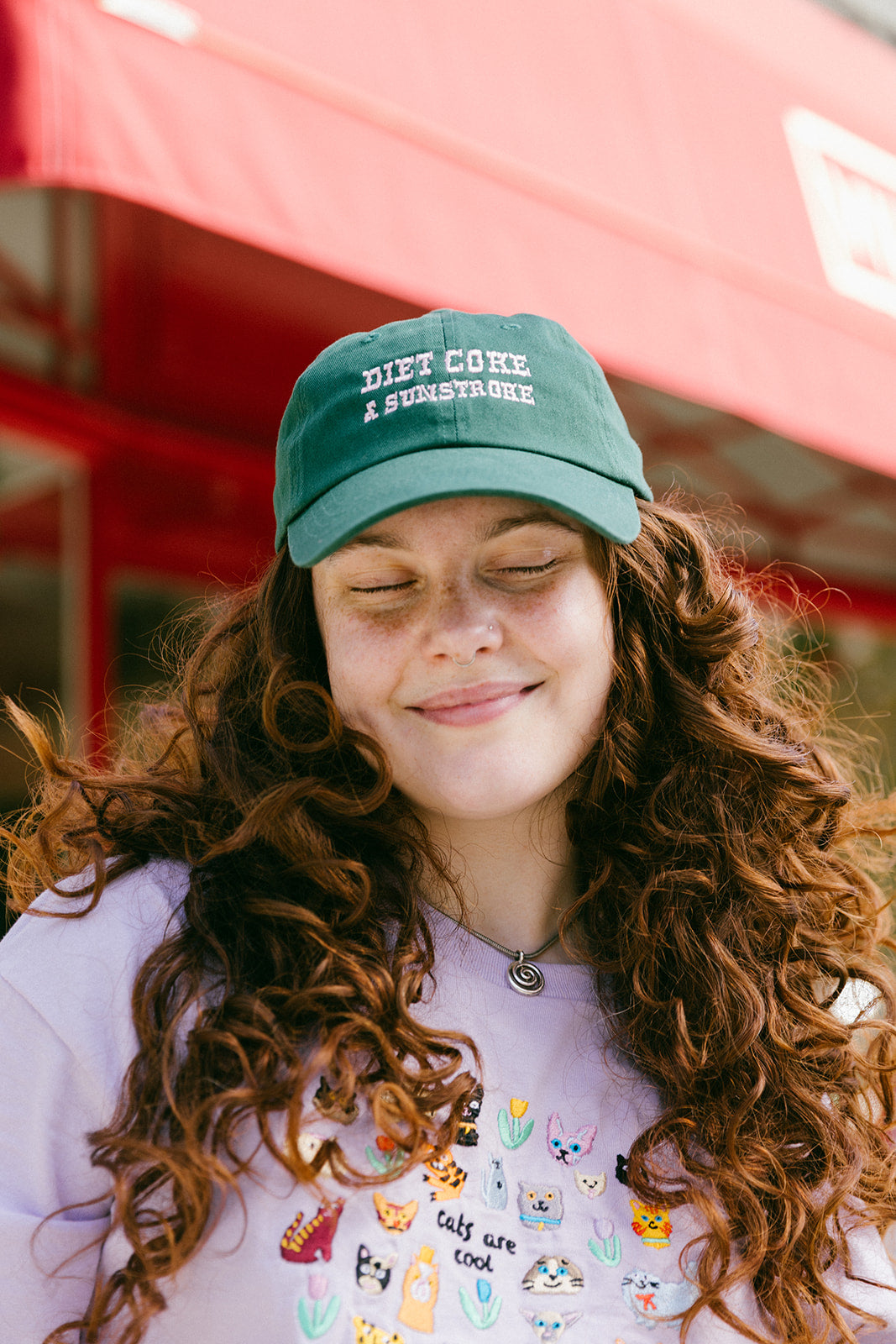 Diet Coke & Sunstroke Embroidered Cap