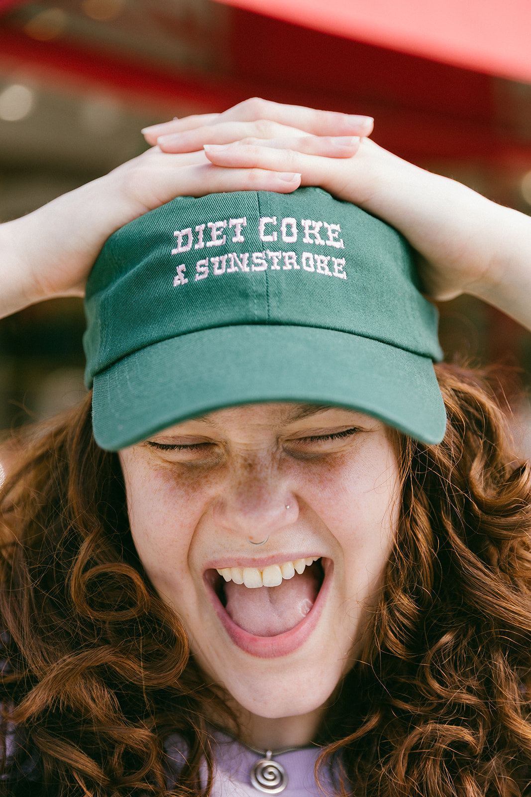 Diet Coke & Sunstroke Embroidered Cap