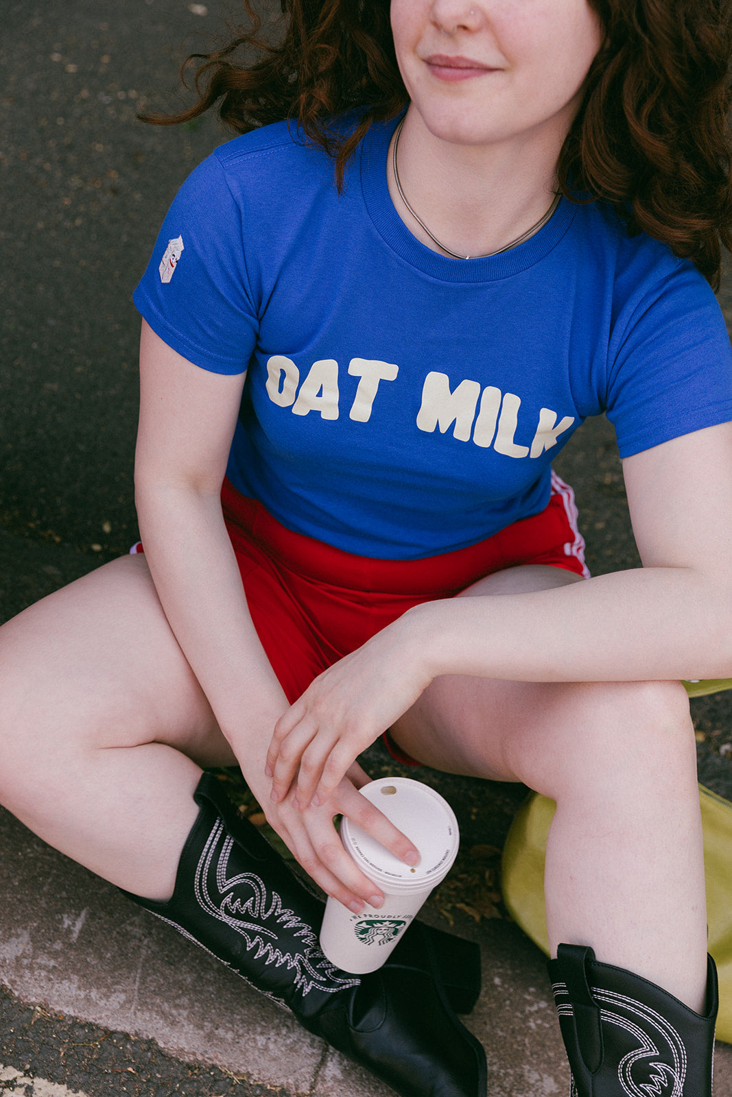 The Oat Milk 90's Baby Tee