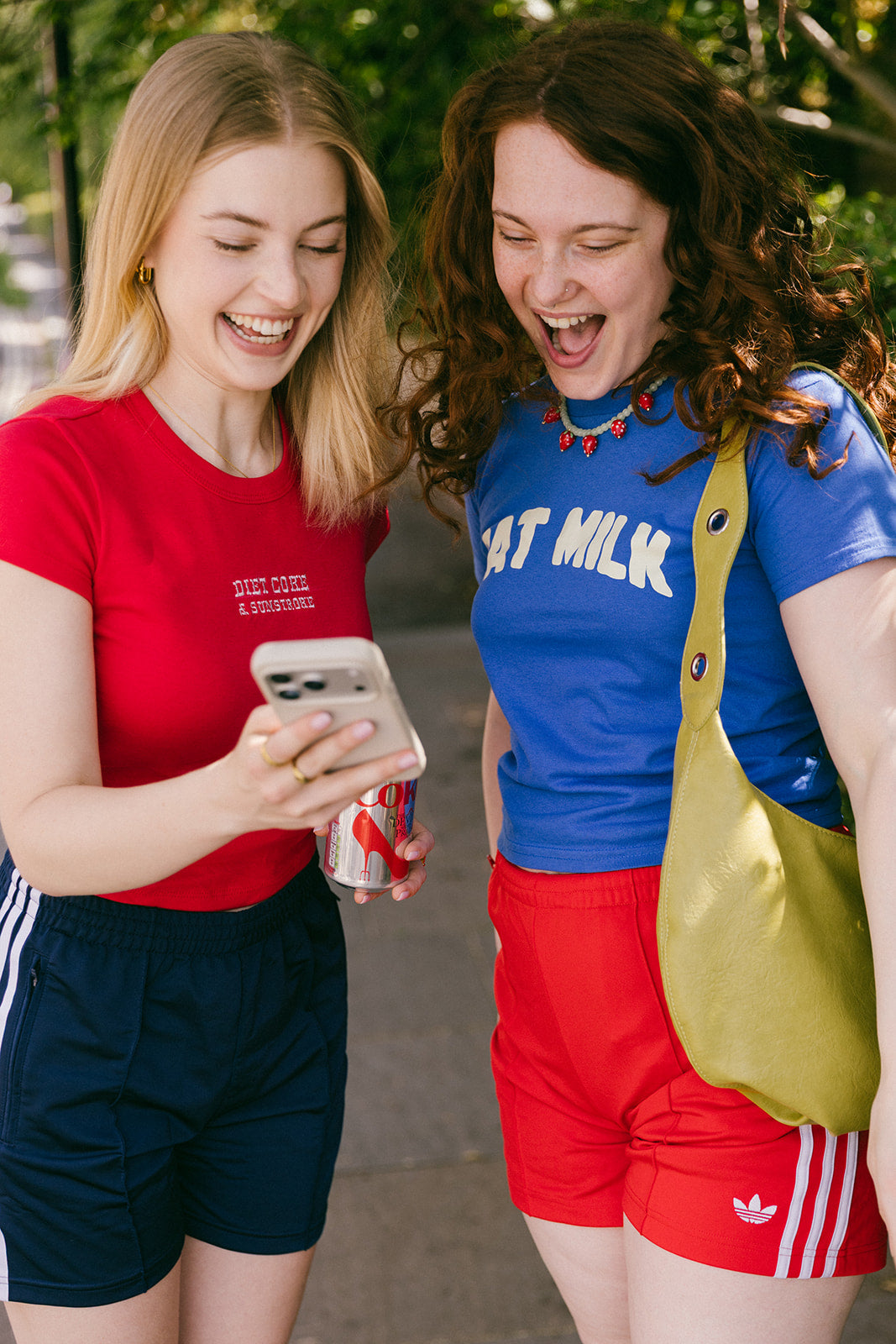 Diet Coke & Sunstroke Embroidered Baby Rib Tee