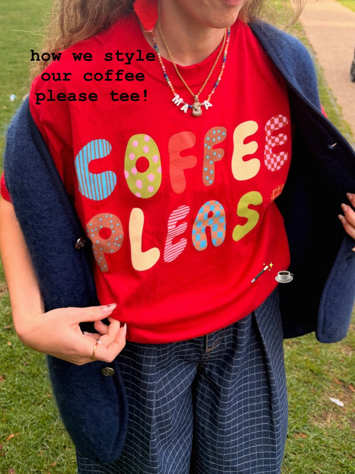 The Coffee Please Oversized T-Shirt