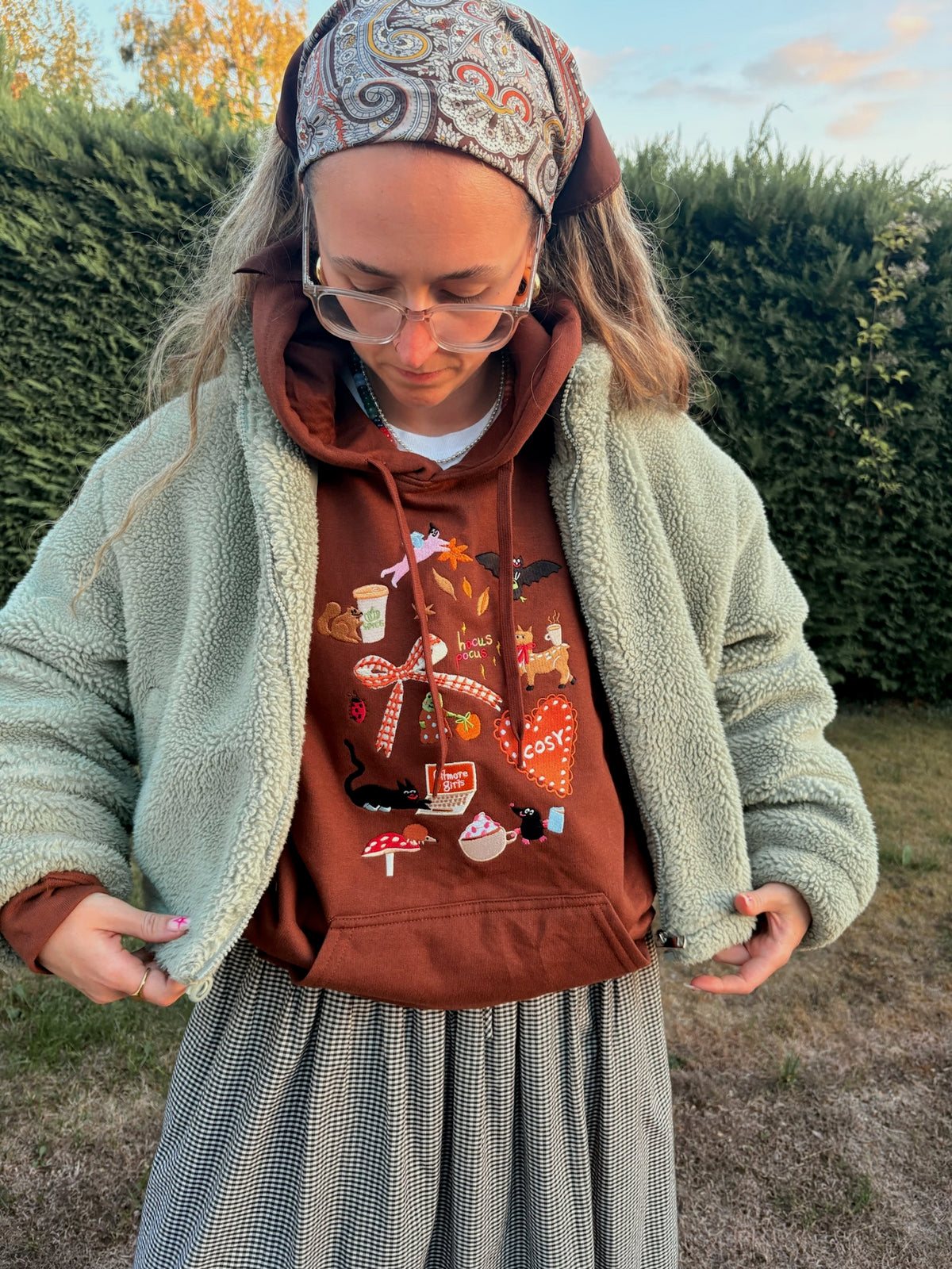 Pre-order Autumn Charmz Embroidered Sweatshirt & Hoodie