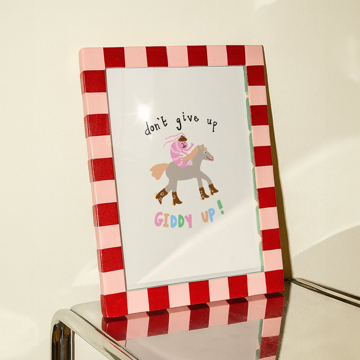 Giddy Up Prawn Wall Print