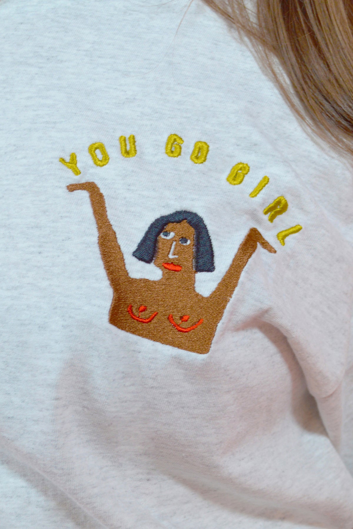 You Go Girl Embroidered T-Shirt
