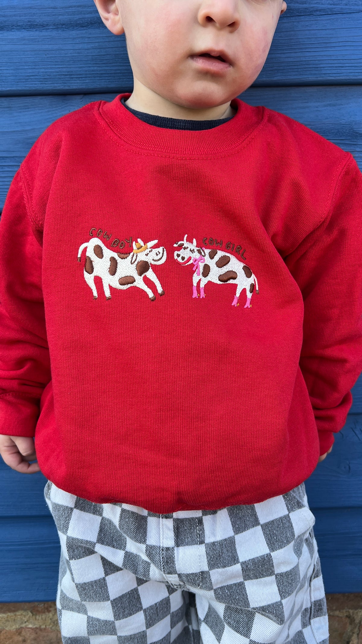 KIDS - Cowboy & Cowgirl Oversized Sweatshirt