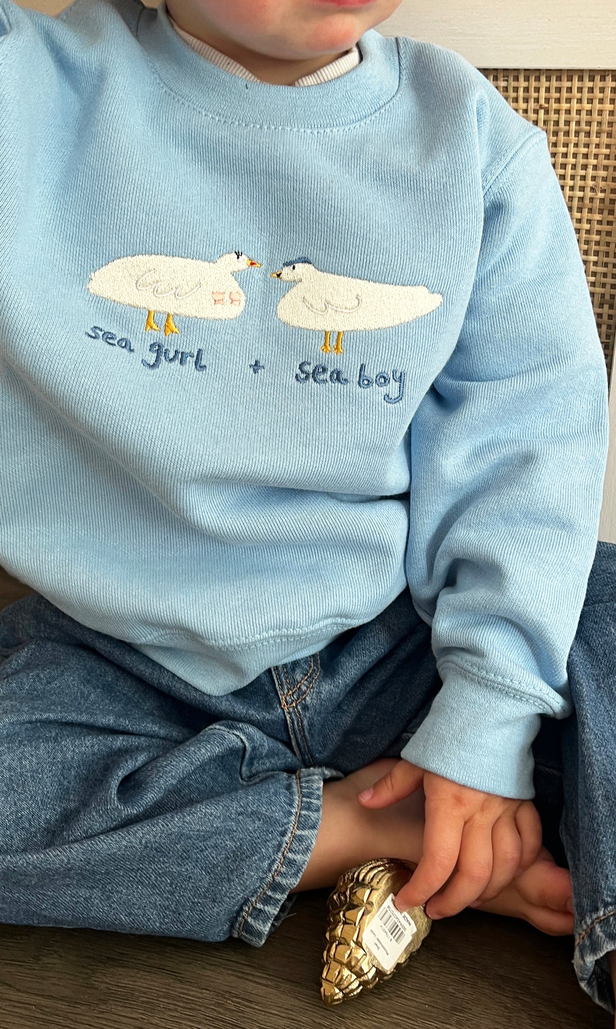 KIDS - Seagurl & Seaboy  Oversized Sweatshirt