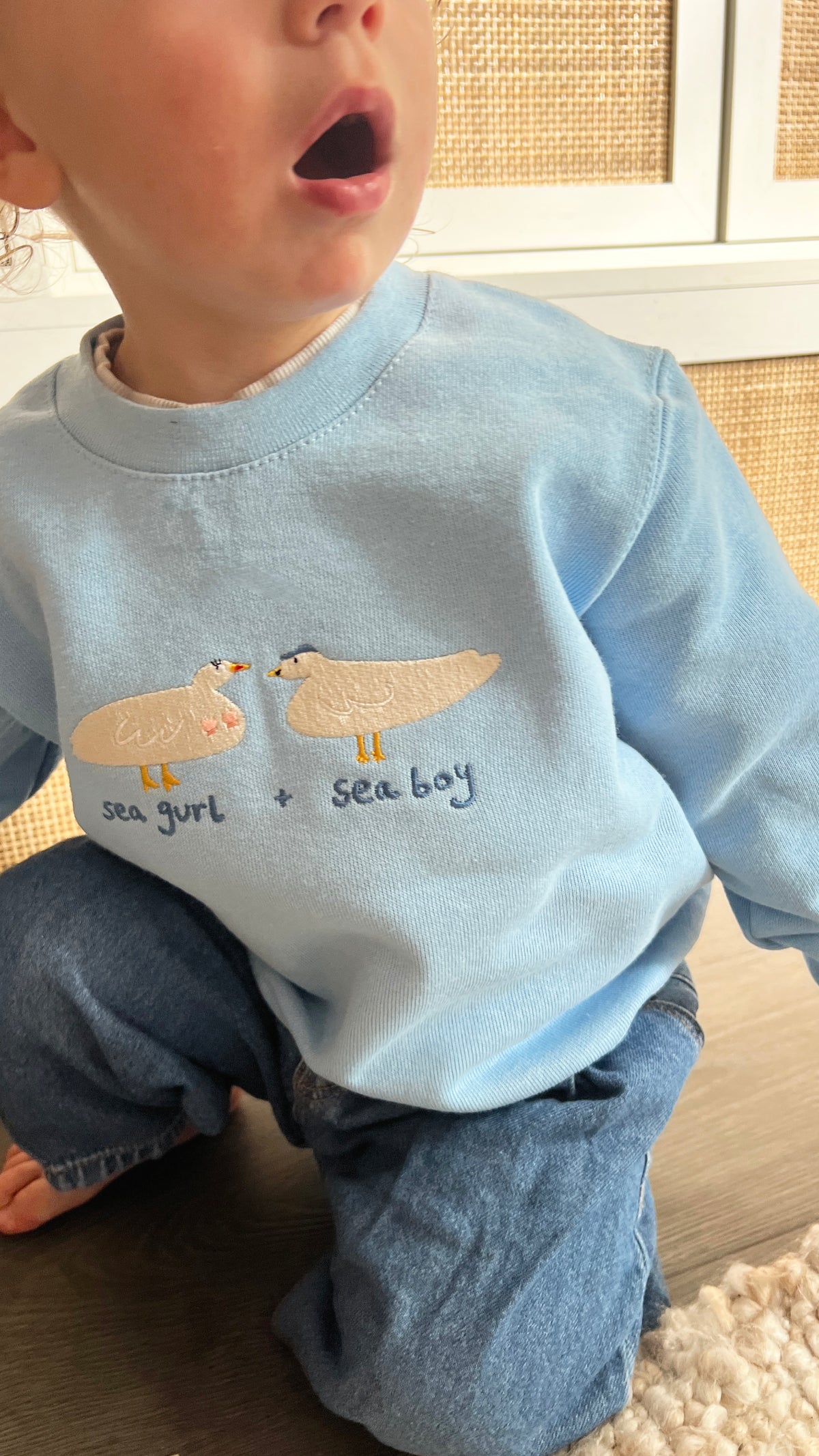 KIDS - Seagurl & Seaboy  Oversized Sweatshirt
