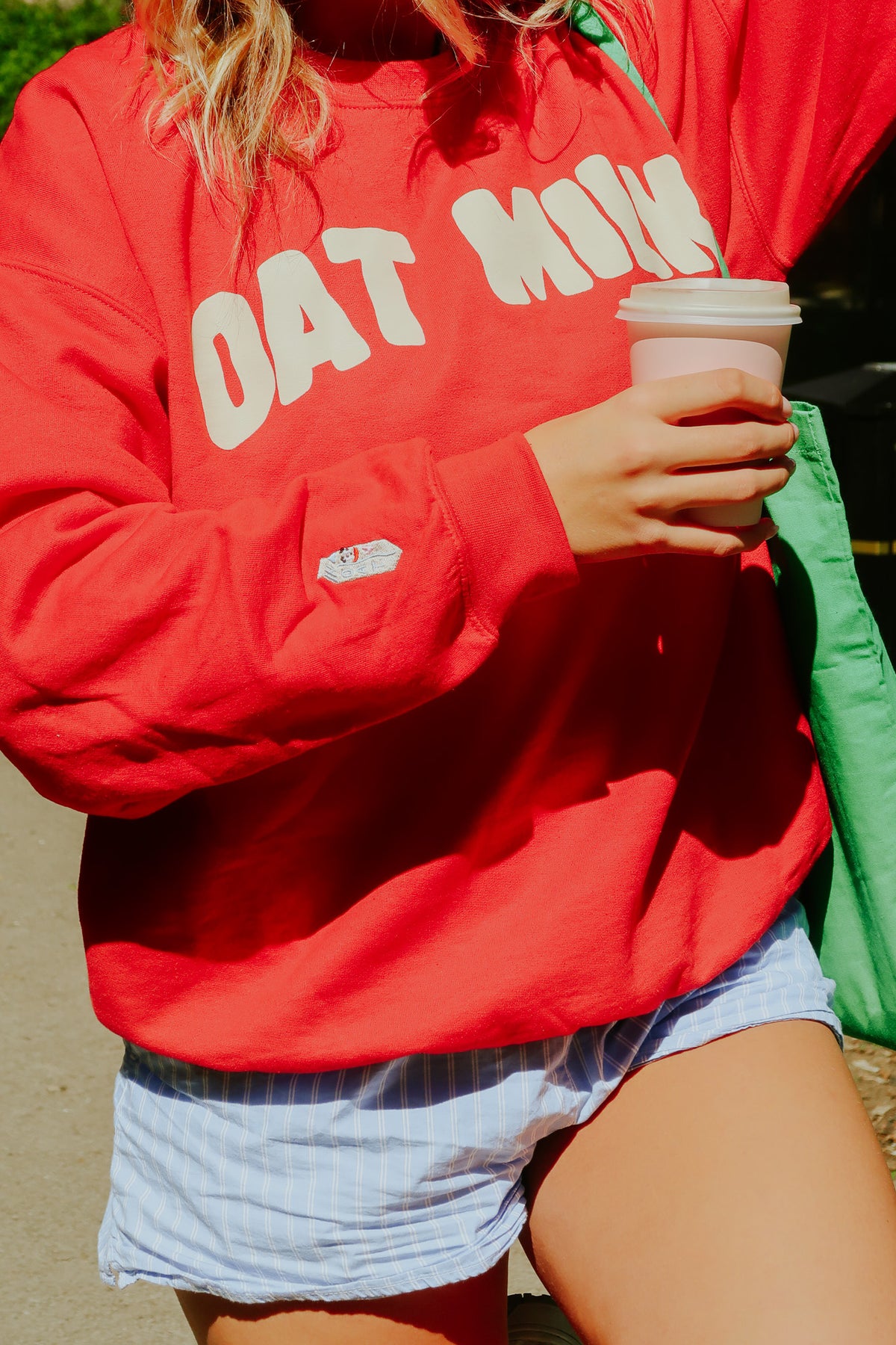 The Oat Milk Oversized Sweatshirt