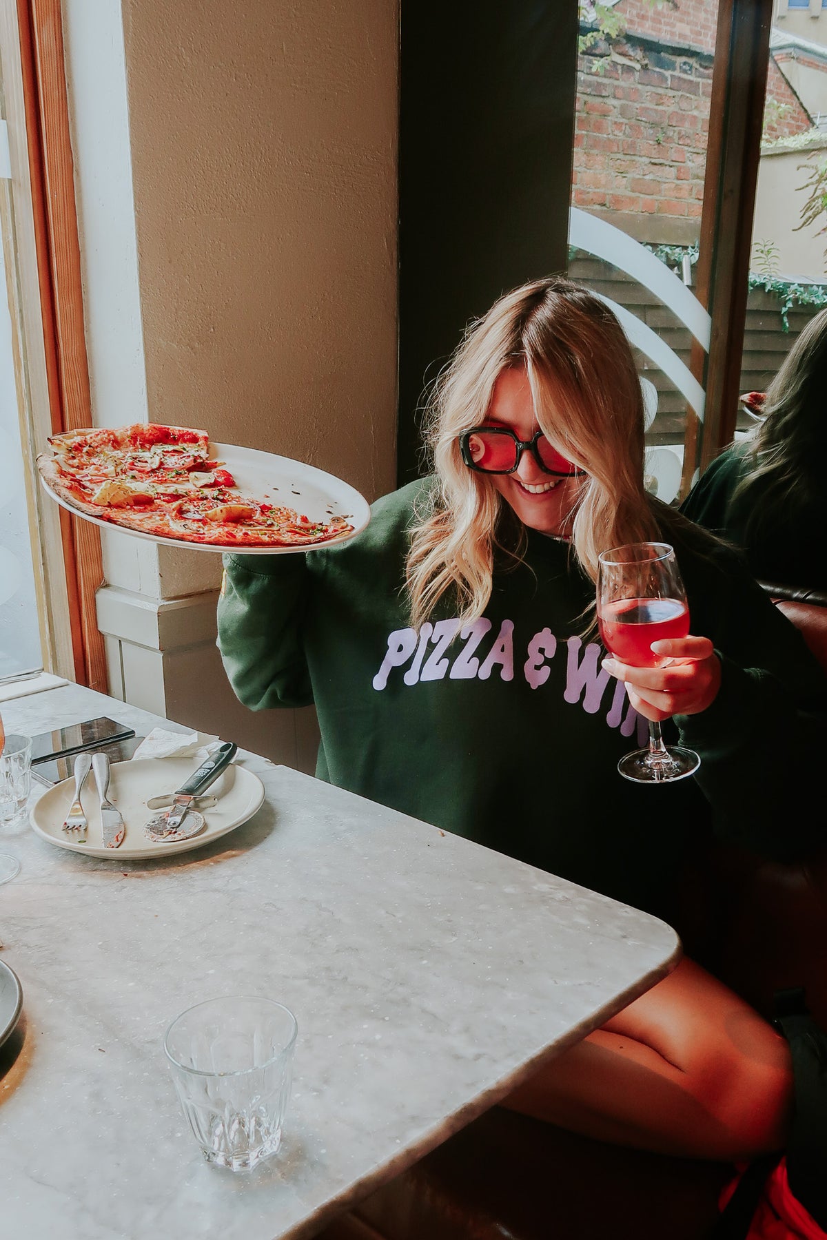 The Pizza &amp; Wine Oversized Sweatshirt