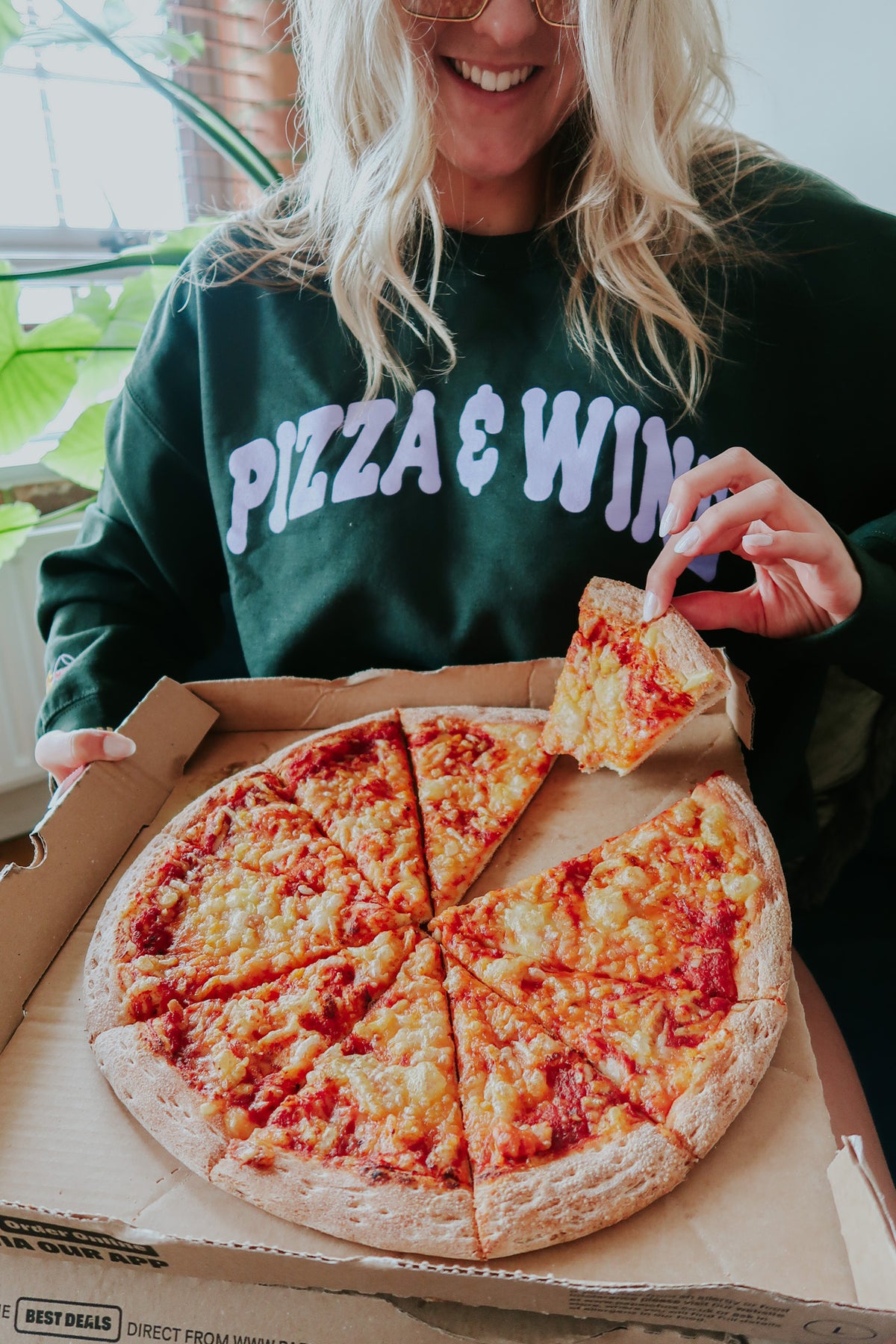 The Pizza &amp; Wine Oversized Sweatshirt