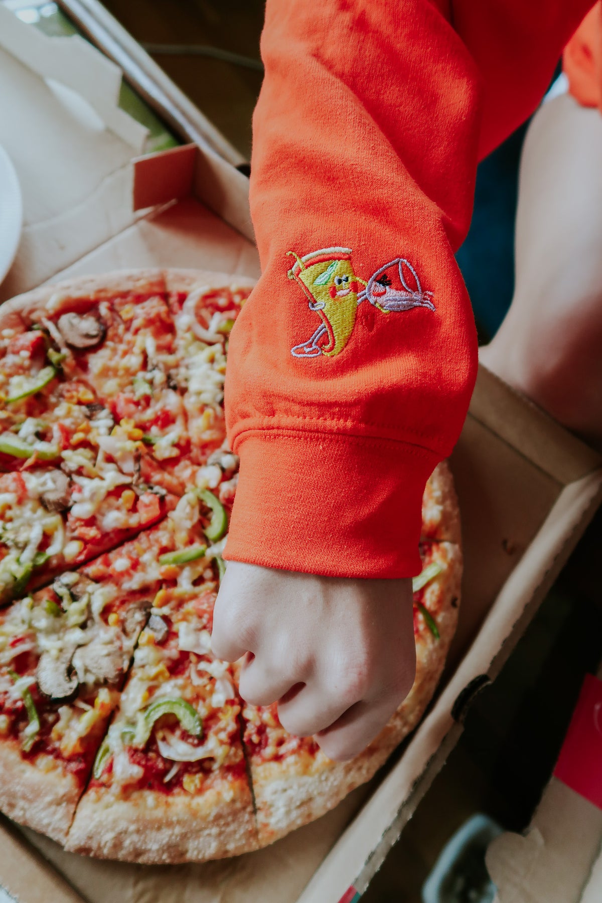 The Pizza &amp; Wine Oversized Sweatshirt