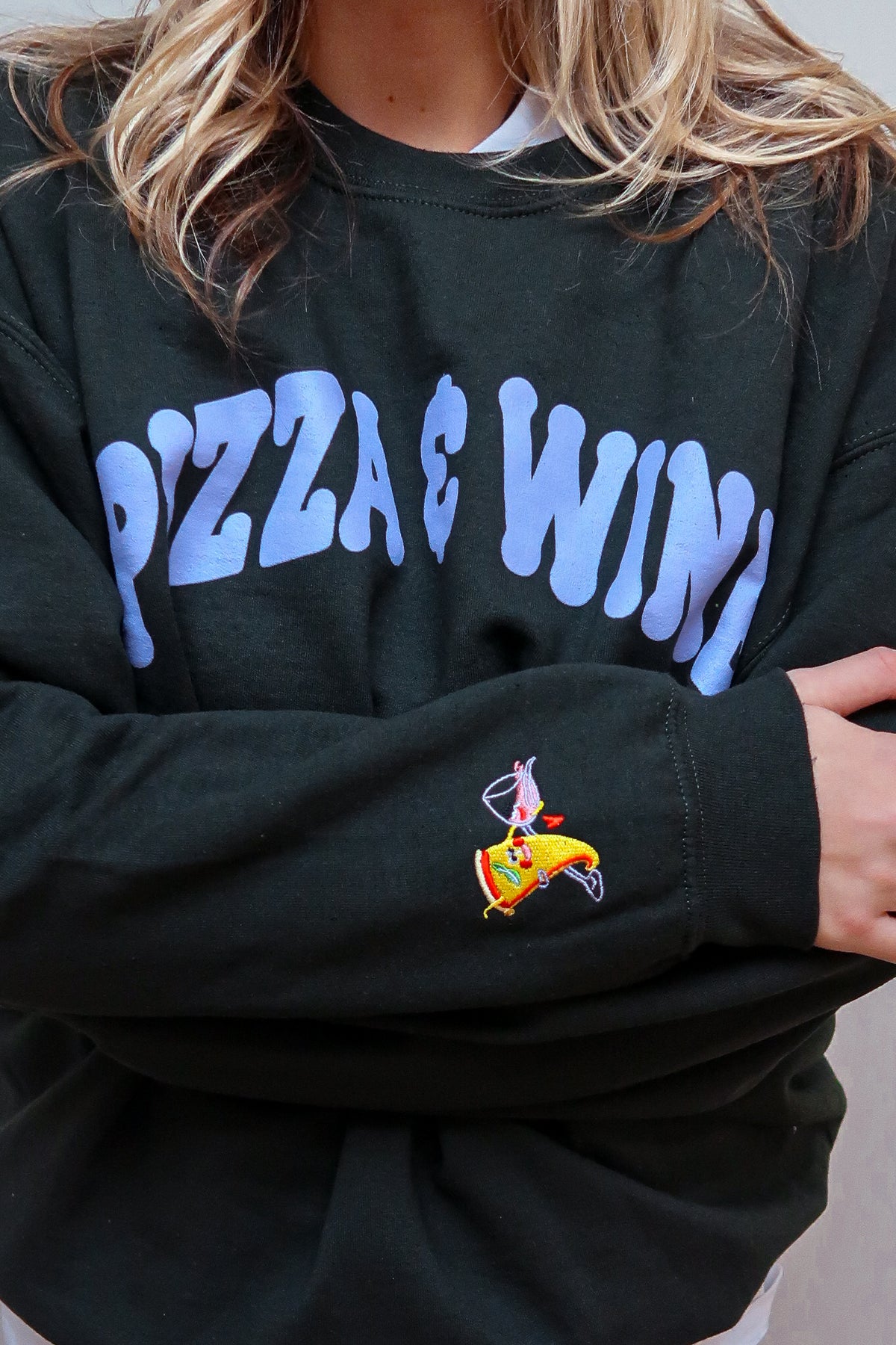 The Pizza &amp; Wine Oversized Sweatshirt