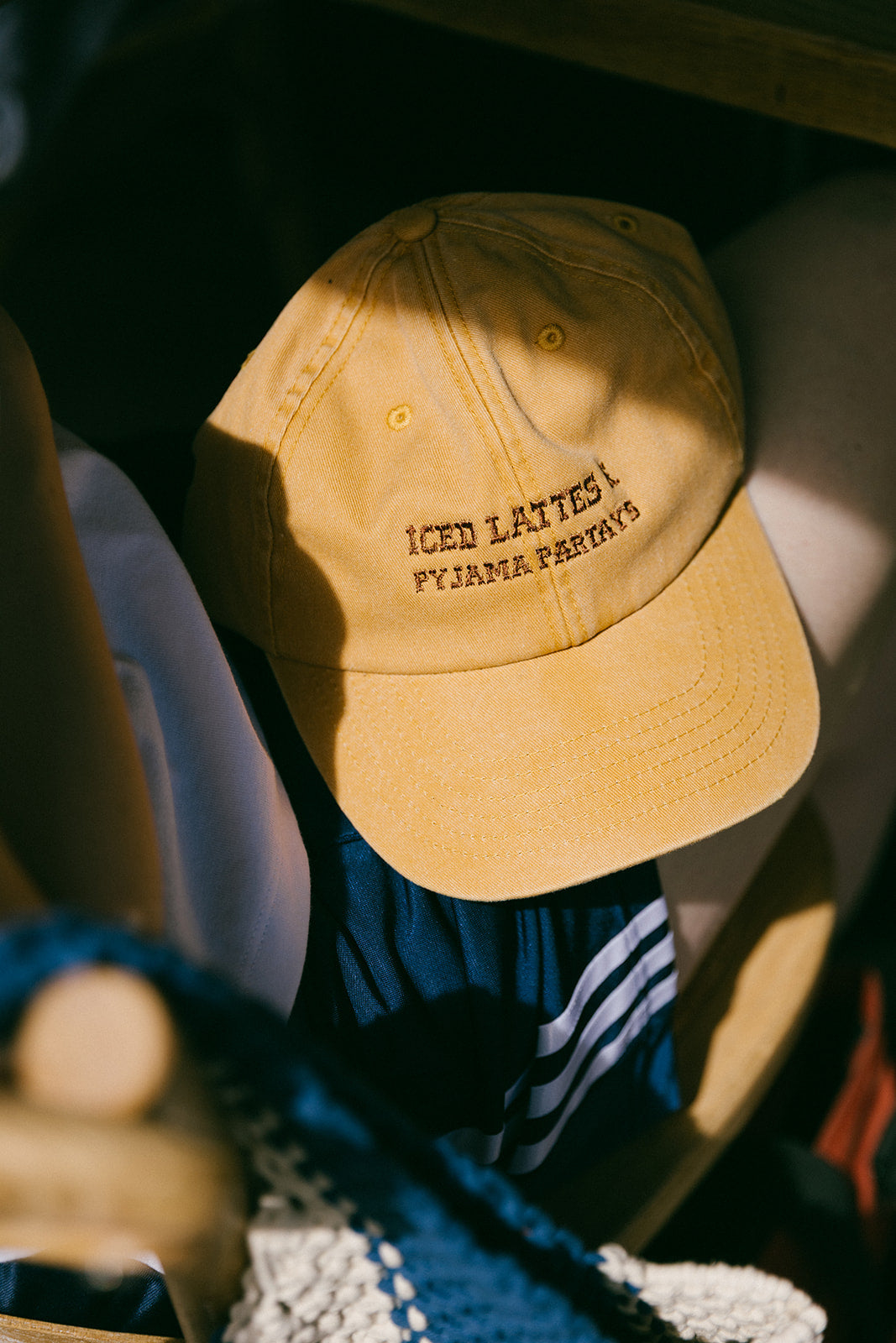 Iced Lattes & Pyjama Partays Embroidered Cap