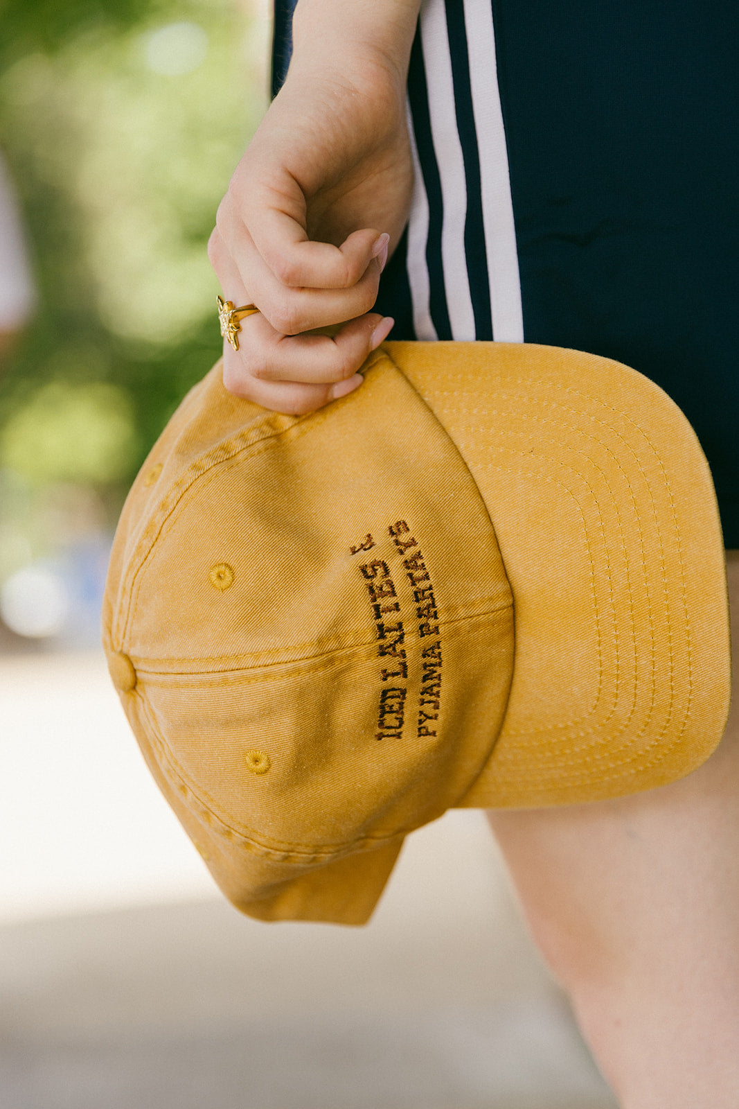 Iced Lattes & Pyjama Partays Embroidered Cap