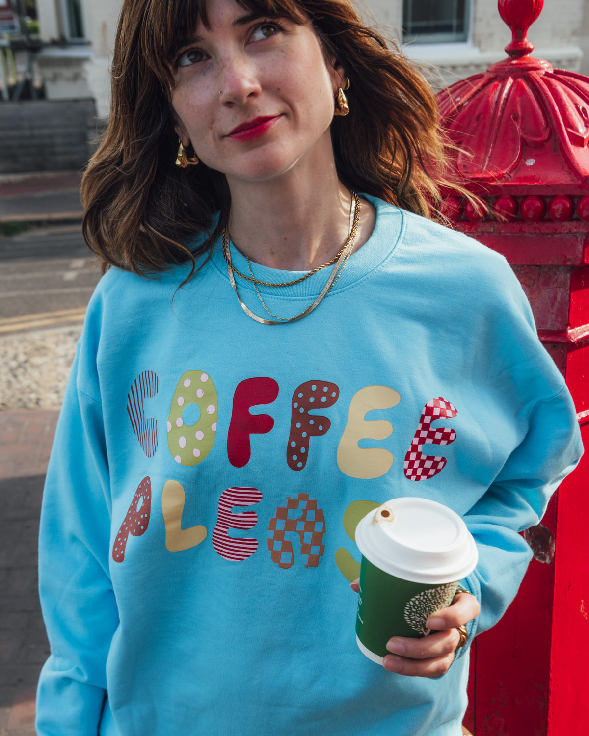 The Coffee Please Oversized Sweatshirt